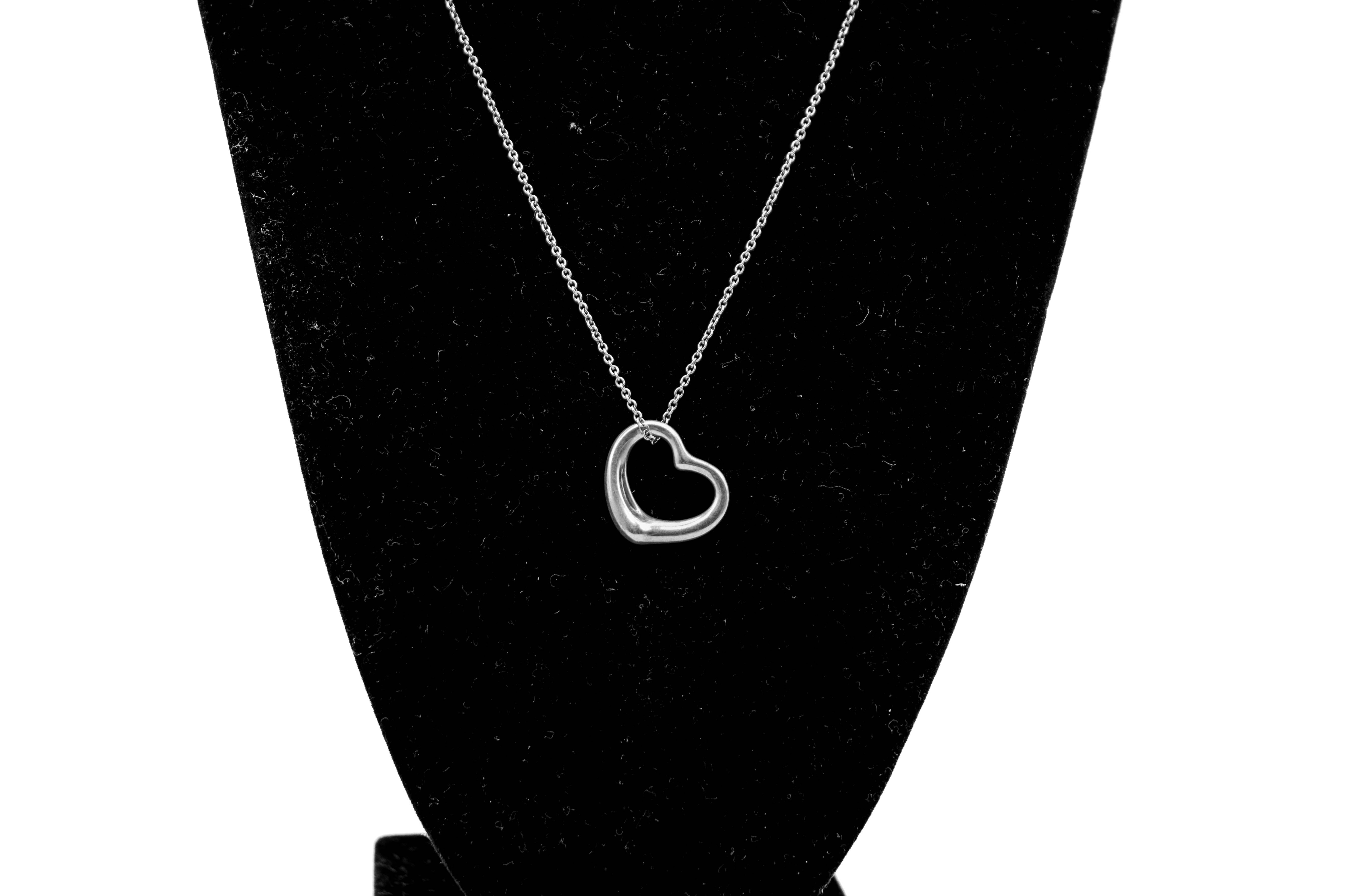 Tiffany & Co Heart Necklace 925 Silver