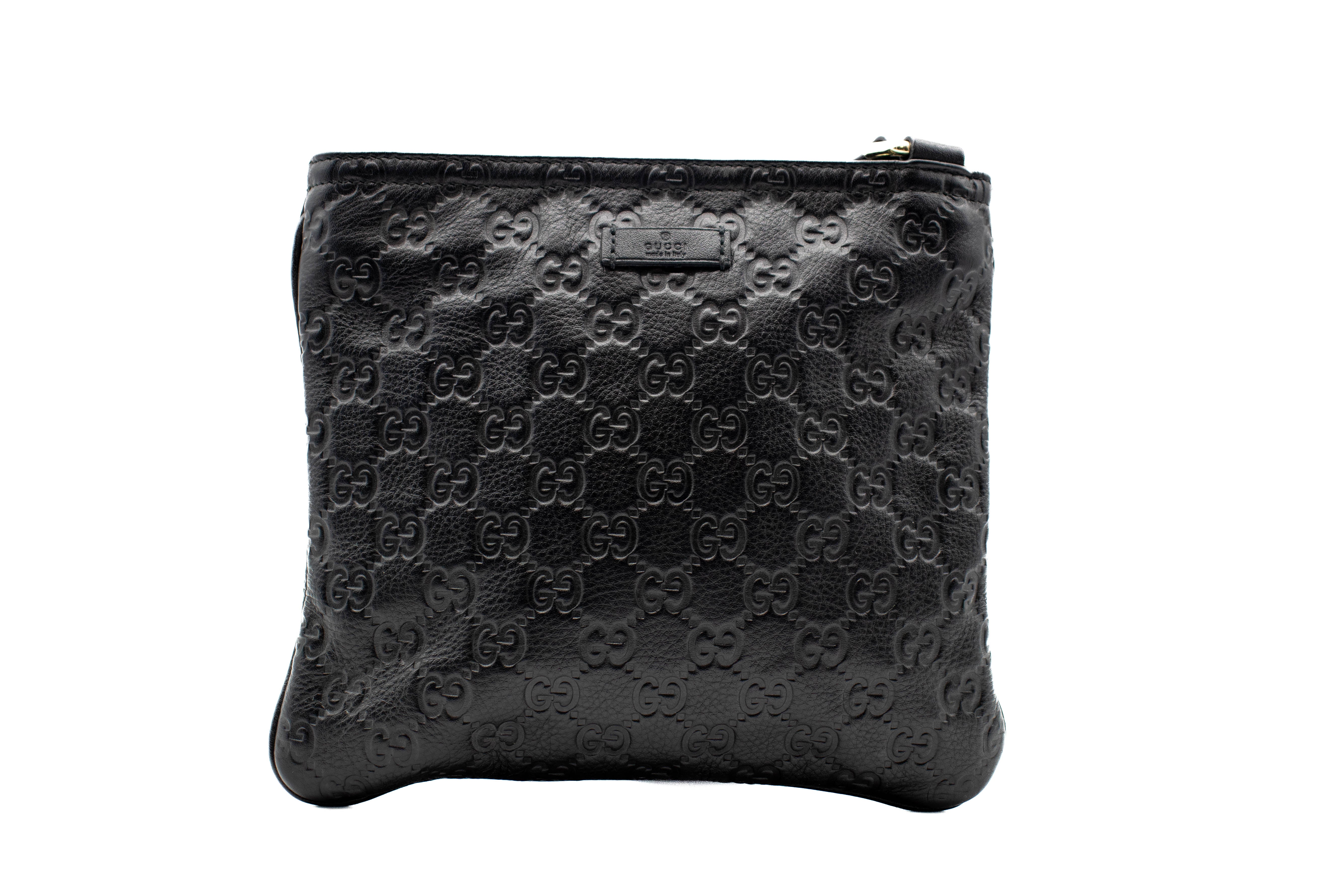 Gucci "GG" Monogram Leather Shoulderbag