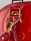 Louis Vuitton Monogram Vernis Alma BB rot