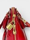 Louis Vuitton Monogram Vernis Alma BB rot