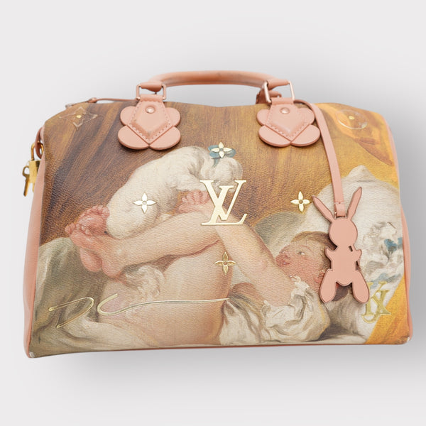 Louis Vuitton X Jeff Koons Masters Collection Fragonard Speedy 30 Handbag