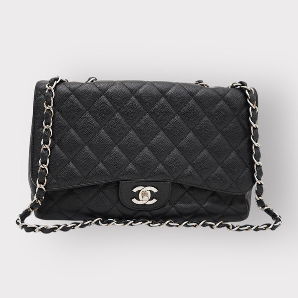 Chanel Jumbo Single Flap Caviar