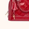 Louis Vuitton Alma BB Vernis Red Schultertasche