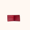 Chanel Classic CompactQuilted Wallet Rot