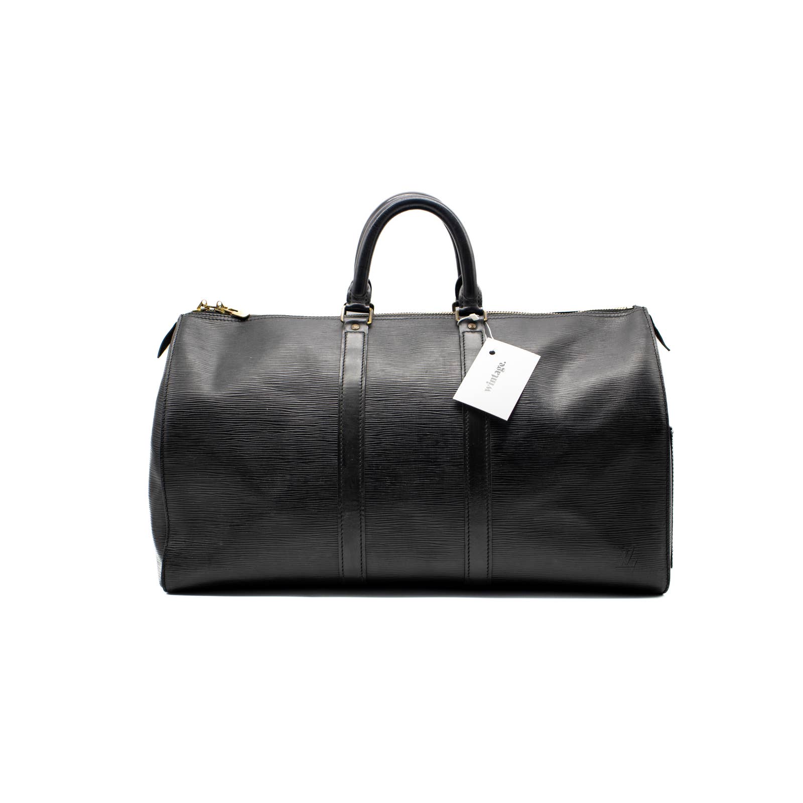 Louis Vuitton Epi Leather Keepall Black 50