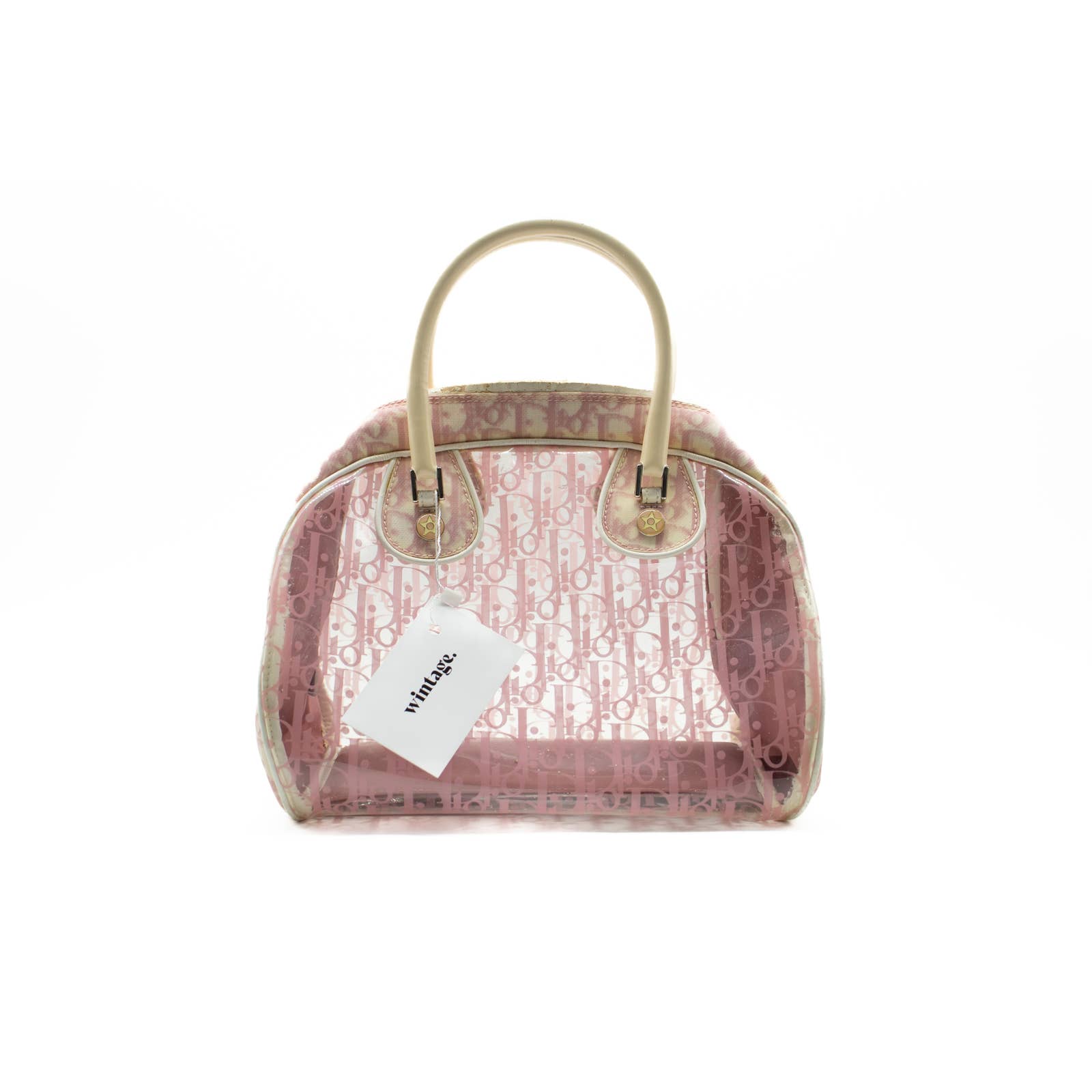 Christian Dior Monogram Transparent Handbag