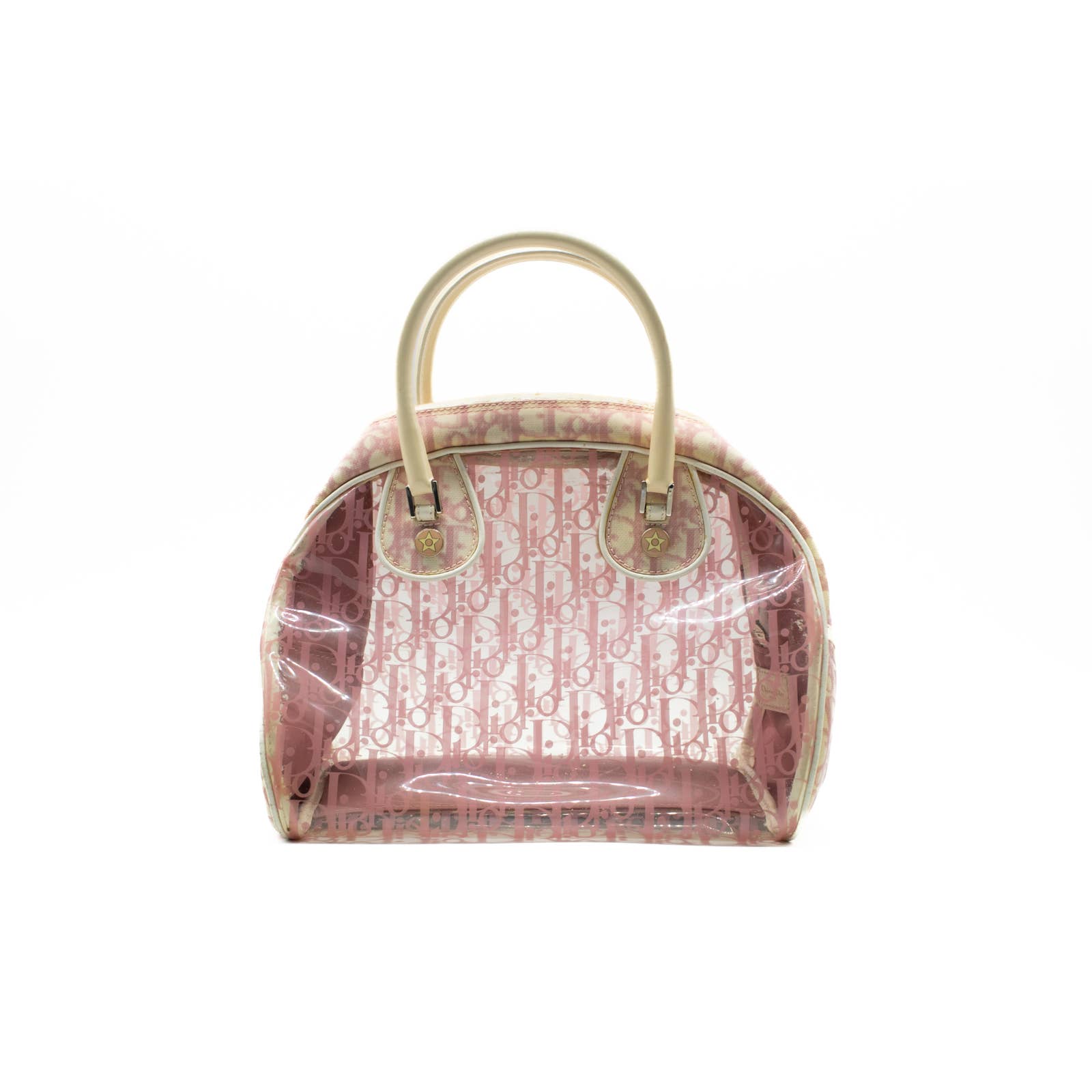 Christian Dior Monogram Transparent Handbag